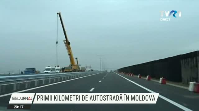 Primii km de autostrada in Moldova
