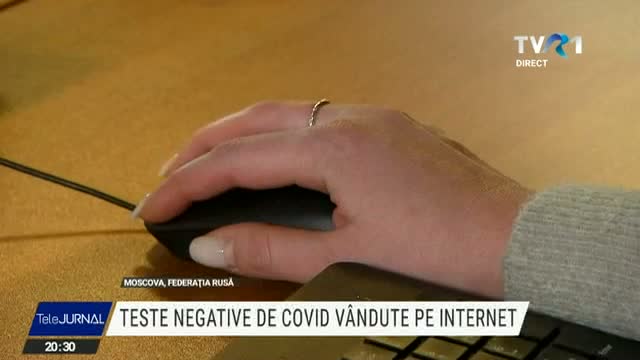 Teste negative de Covid vândute pe internet în Rusia
