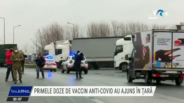 Primele doze de vaccin anti-COVID 19 au ajuns în România. Vaccinarea începe duminică 