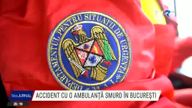 Accident cu o ambulanță SMURD