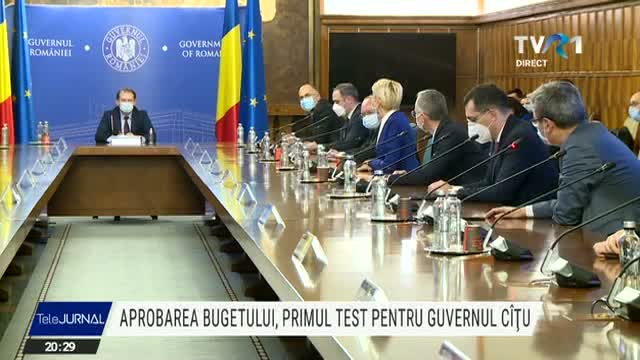 Aprobarea bugetului pentru anul acesta este primul test major pe care trebuie să îl treacă guvernul condus de Florin Cîțu