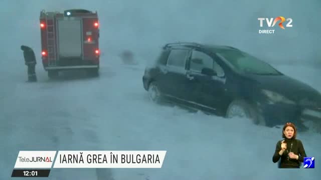 Iarnă grea în Bulgaria