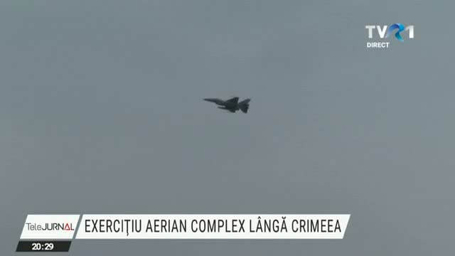 Exercițiu aerian complex lângă Crimeea 