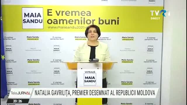 Natalia Gavrilița, premier desemnat al Republicii Moldova
