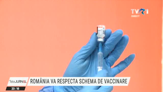 România va respecta schema de vaccinare