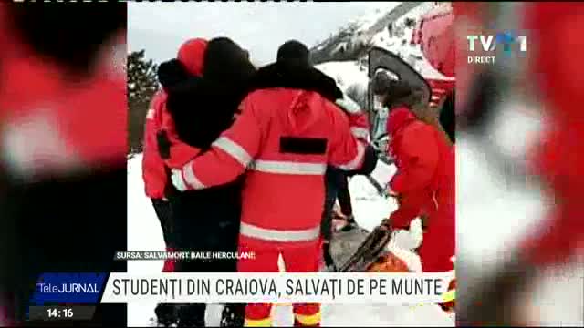 Turisti salvati de pe munte