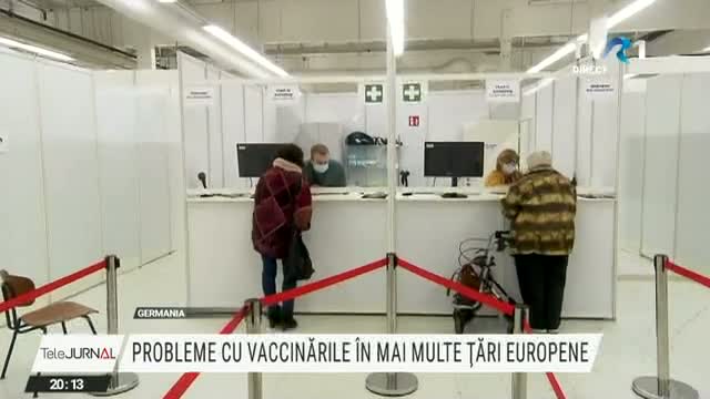Probleme cu vaccinarea în mai multe țări europene 