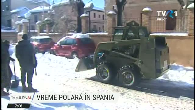 Vreme polară în Spania
