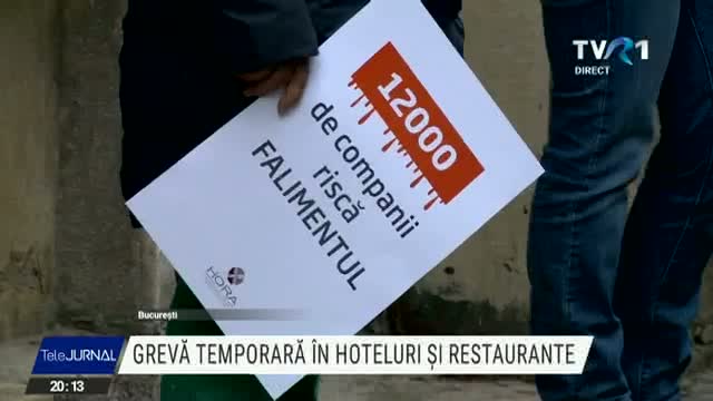 Grevă temporară în hoteluri și restaurante