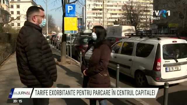 Tarife exorbitante pentru parcare în centrul Capitalei