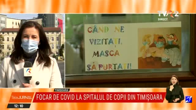 Focar de Covid la spitalul de copii din Timișoara