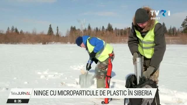 Microparticule de plastic în Siberia