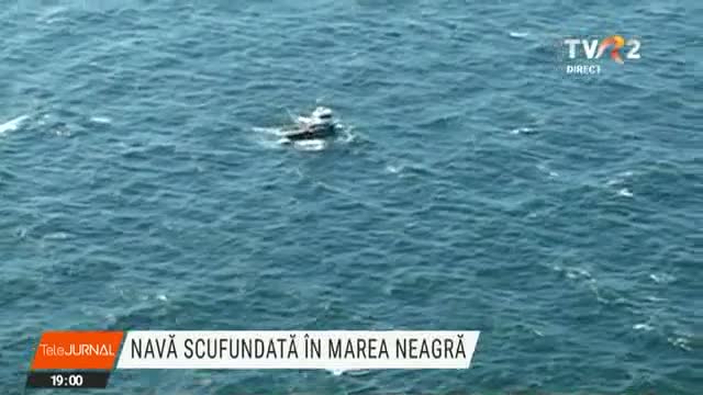 Navă scufundată în Marea Neagră 