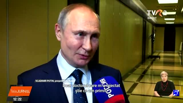 Putin: Doar doctorul care m-a injectat stie ce vaccin a folosit