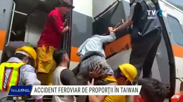 Cel mai grav accident feroviar din Taiwan din ultimii 40 de ani