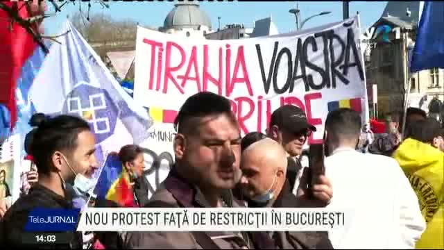 Nou protest in Bucuresti