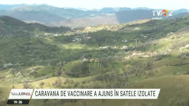 Caravana de vaccinare a ajuns în satele izolate