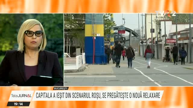 Diana Brâncuș transmite pentru Telejurnal 19.00