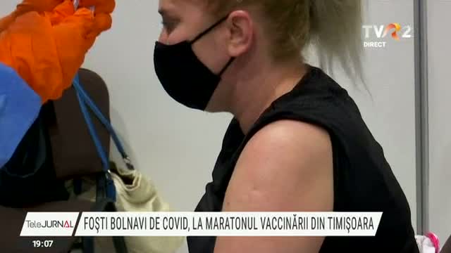 Foști bolnavi, acum la Maratonul vaccinării