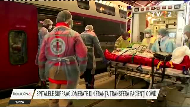 Spitlele supraaglomerae din Franta transfera pacienti