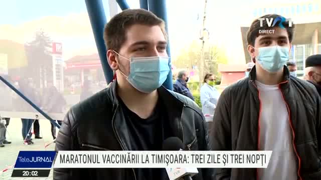 Maratonul vaccinării la Timișoara