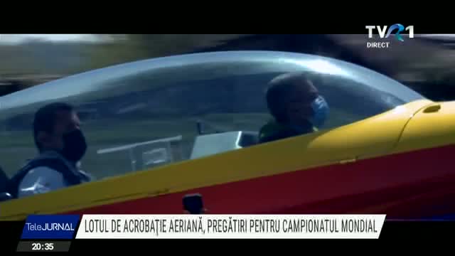 Lotul de Acrobație Aeriană al României se pregătește de Campionatul Mondial 