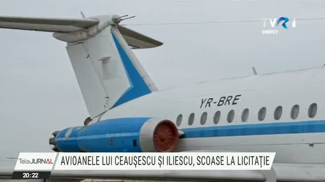 Avioanele lui Ceaușescu și Iliescu, scoase la vânzare