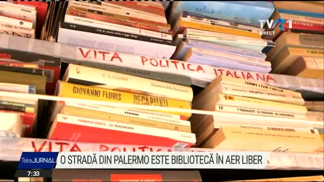 Biblioteca in aer liber la Palermo