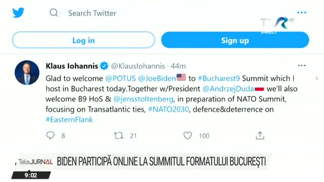 Biden participa online la summit-ul de la Bucureti