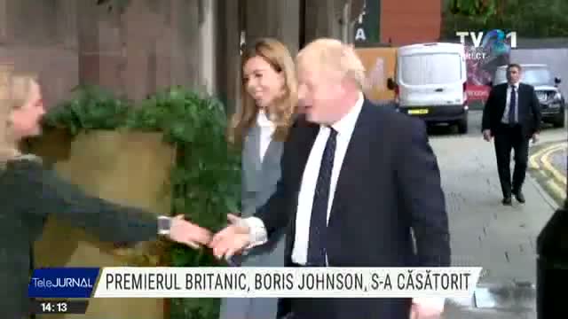 Premierul britanic Boris Johnson s-a căsătorit