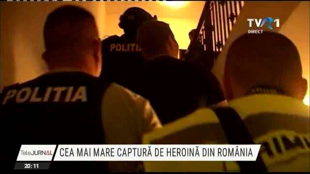 Cea mai mare captura de heroina din Romania