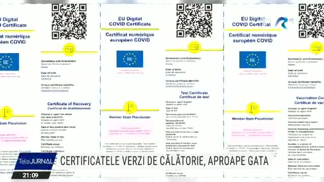Certificate verzi