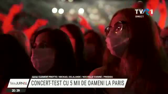 Concert-test cu 5.000 de oameni la Paris