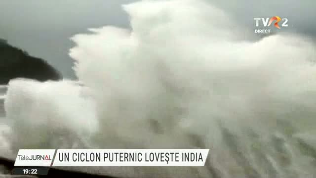 Ciclon puternic in India
