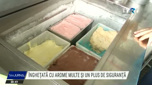 Înghețată cu arome multe și un plus de siguranță