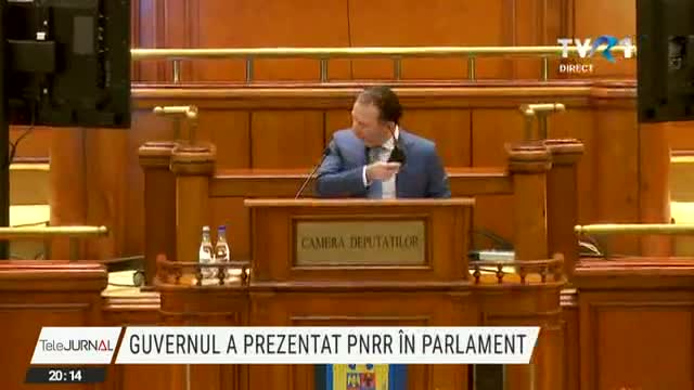 Guvernul a prezentat PNRR în Parlament