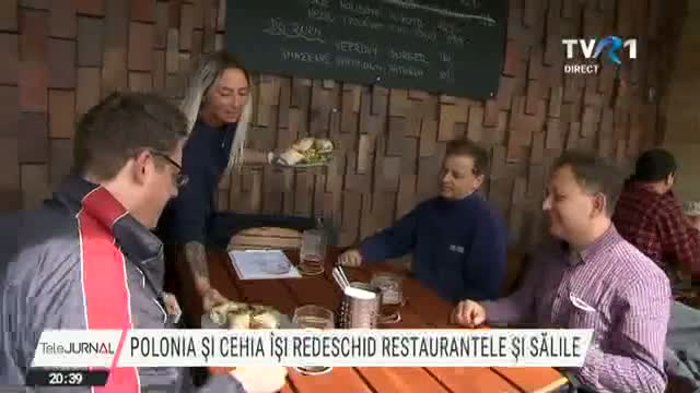 Polonia și Cehia își redeschid restaurantele și sălile