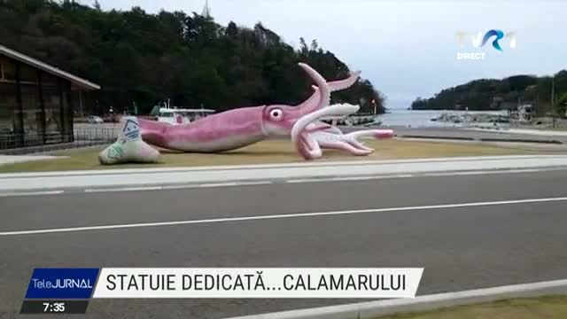 Statuie dedicată... calamarului