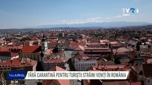 Fără carantină pentru turiștii străini veniți în România