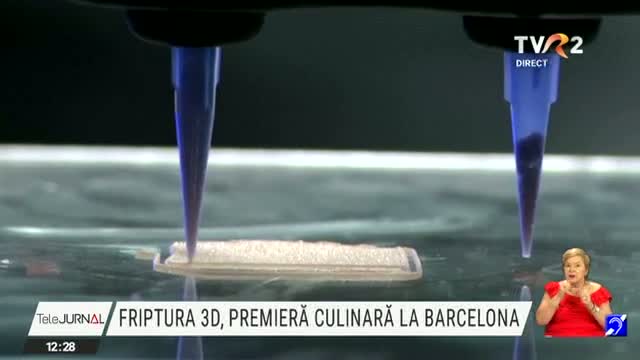 Friptură 3D, premieră culinară la Barcelona