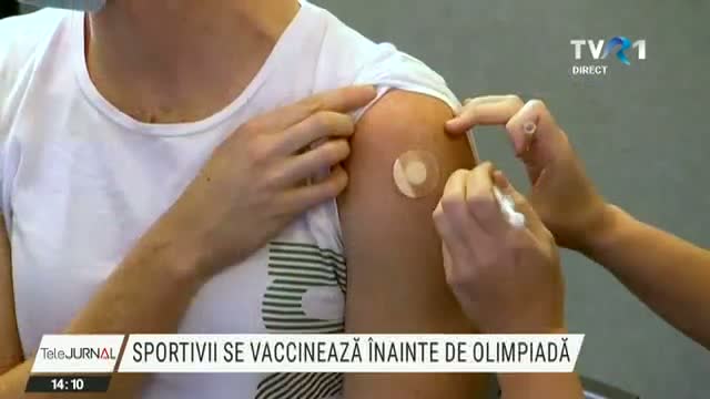 Sportivii se vaccinează înaintea Jocurilor Olimpice 