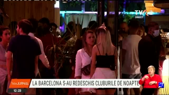 La Barcelona s-au redeschis cluburile