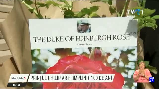 Regina Marii Britanii a plantat un trandafir in memoria sotului sau