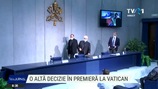 Decizie in premiera la Vatican 