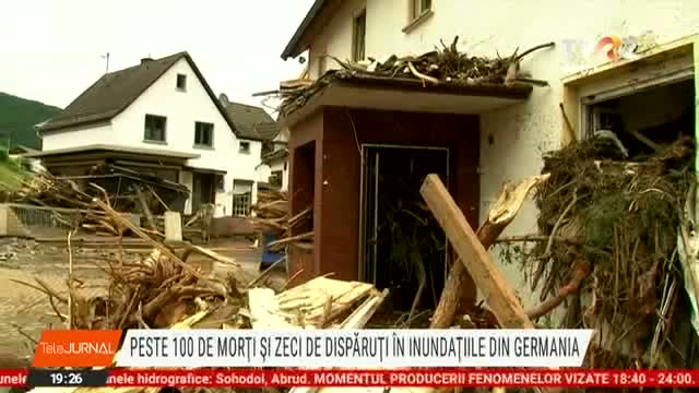 Inundații devastatoare în vestul Germaniei 