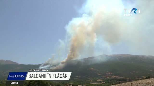 Incendii în Balcani 