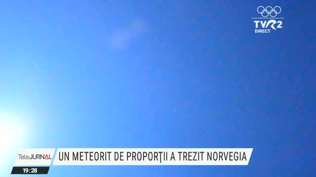 Meteorit pe cerul Norvegiei