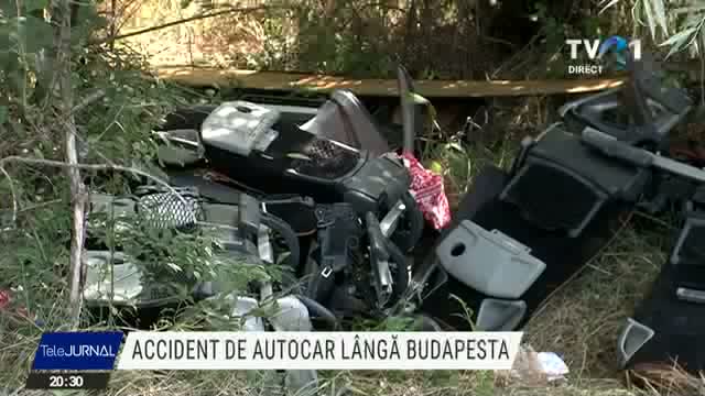 Accident de autobuz în Ungaria