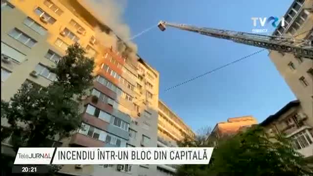 Incendiu în București