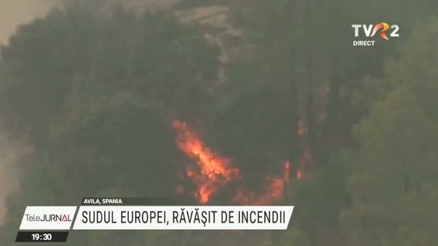 Sudul Europei, răvășit de incendii